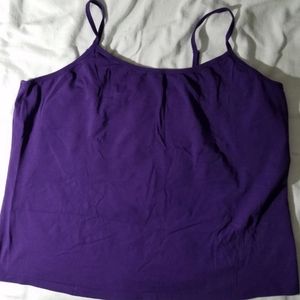 Lane Bryant Purple Fitted Tank Top 22/24